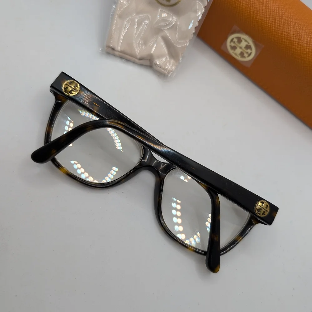Tory Burch Tortoiseshell and Black Optical Glasses